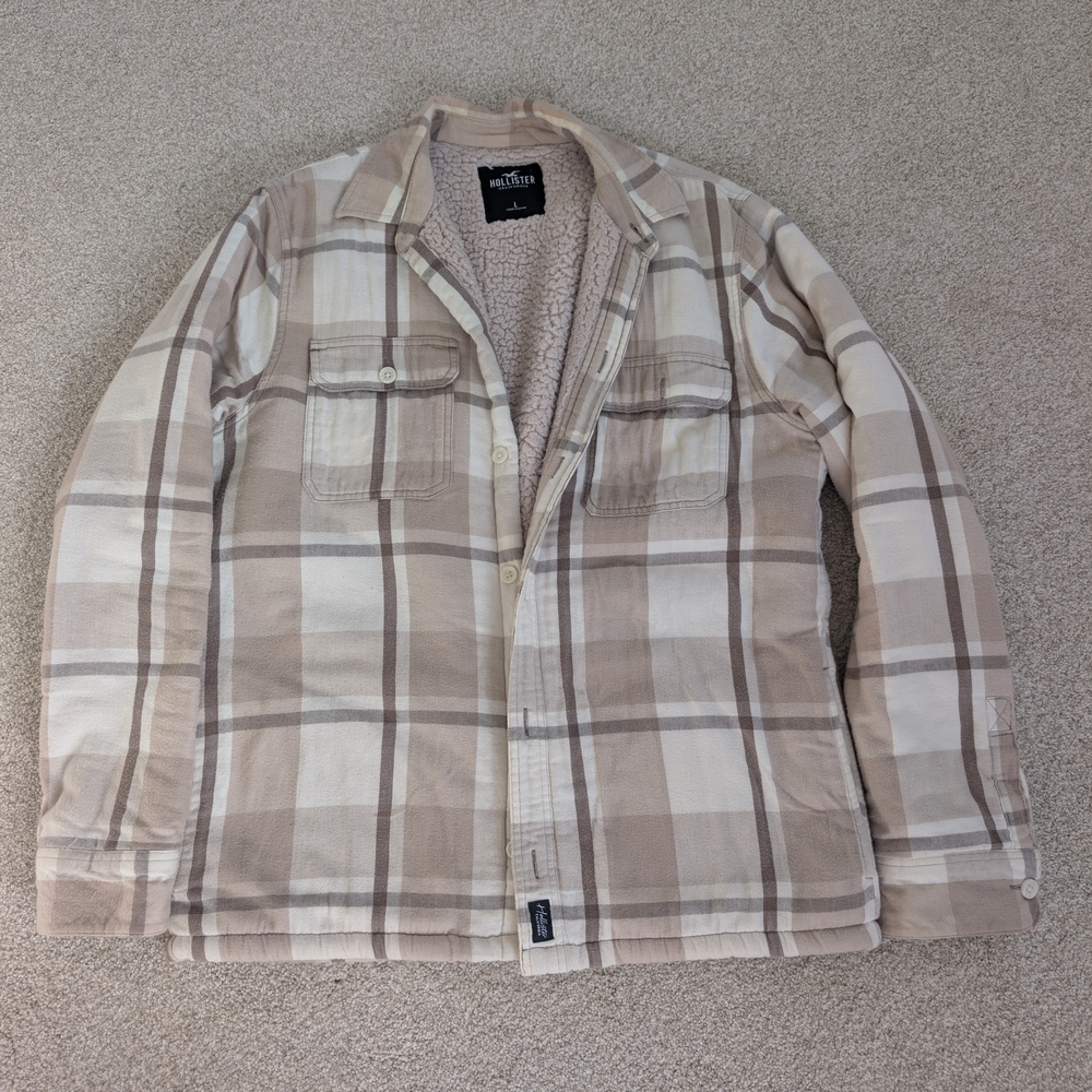 Hollister Plaid Fleece Jacket